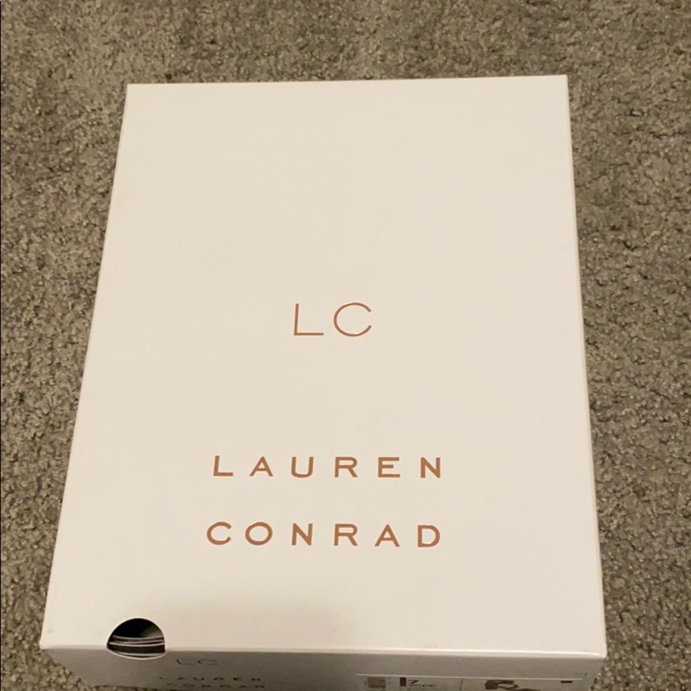Lauren Conrad Wide Width thick heels